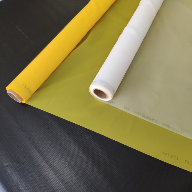 roll screen printing mesh silk fabric 12 T 140 30 mesh