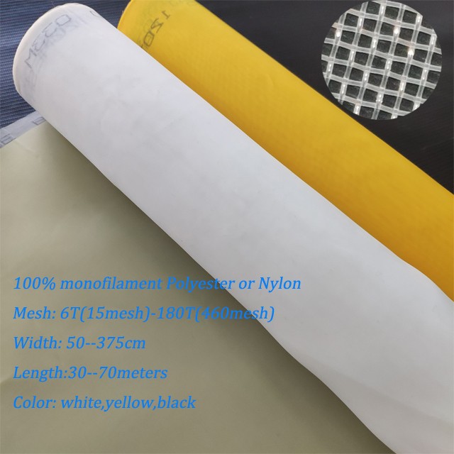 DPP 140 micron silk screen printing mesh yellow