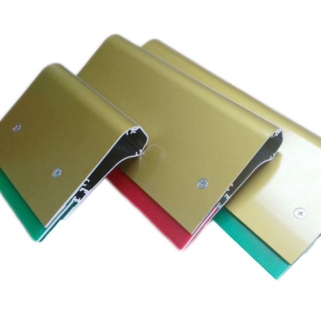 Aluminum handle rubber squeegee for exposure table screen printing