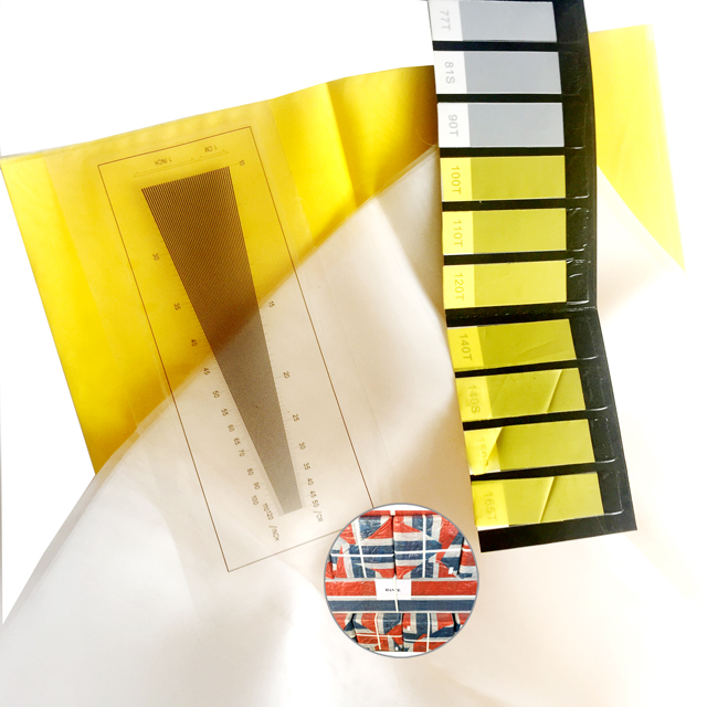 200 Mesh 50 Inches Width Silk Screen Mesh for Screen Printing Fabric Yellow